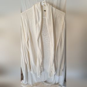 Free People cream colored sweater size Large
